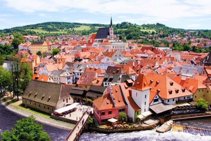 Salzbourg  Cesky Krumlov - Prague