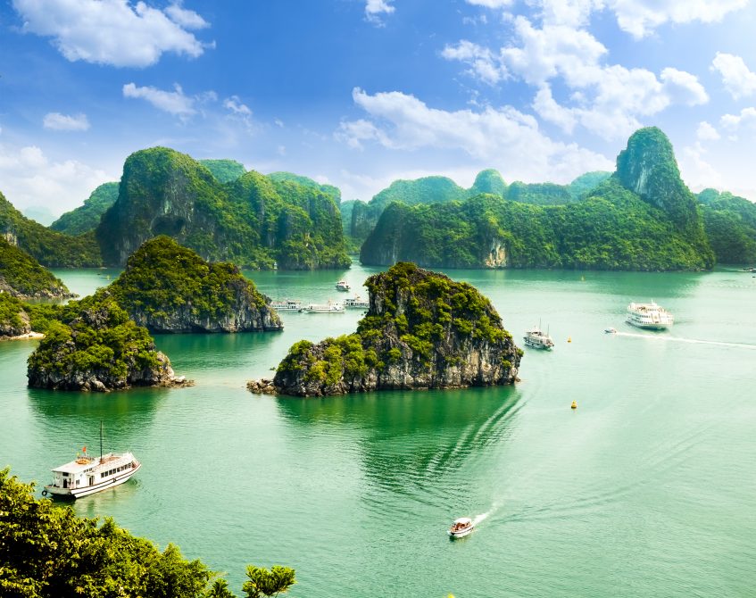 Baie d&#039;Halong  Viet Hai - Croisière