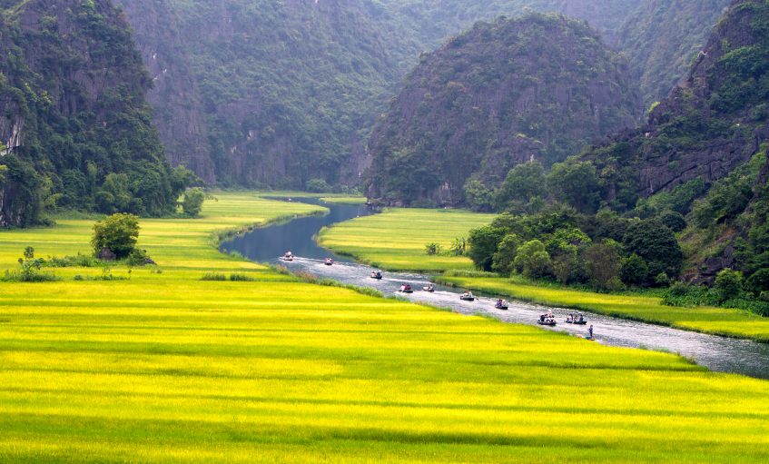 Ninh Binh  Hoa Lu - Baie d&#039;Halong terrestre Tam Coc - Hanoï - Train de nuit