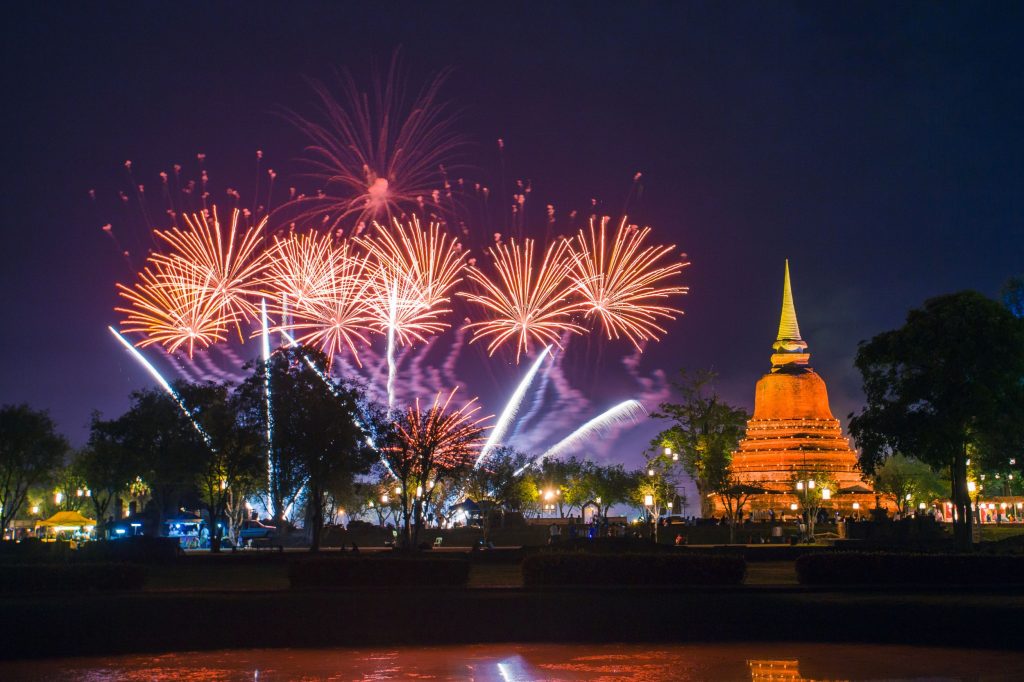 Sukhothai  Festivités du Loy Krathong