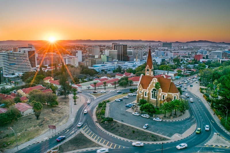 Arrivée à Windhoek