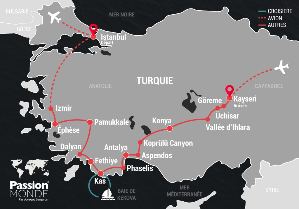 Turquie map