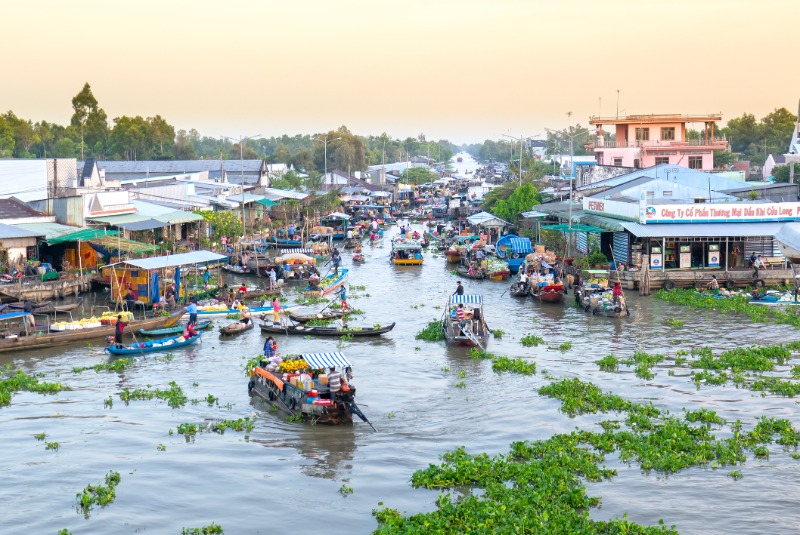 Can Tho  Marché Cai Rang - Ho Chi Minh