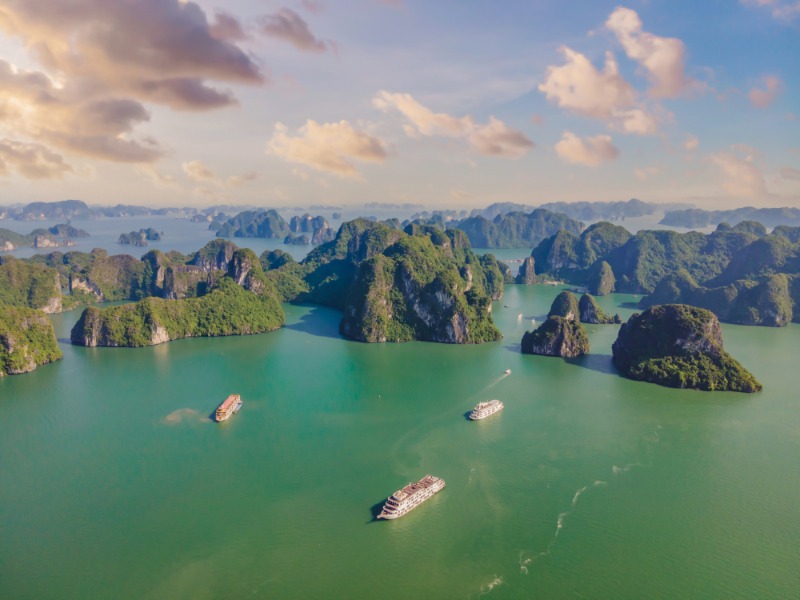 Baie d&#039;Halong  Viet Hai - Croisière