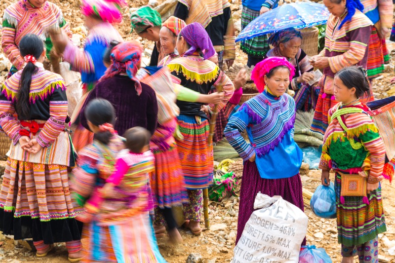 Sapa  Ma Tra - Ta Phin - Route vers Hanoï